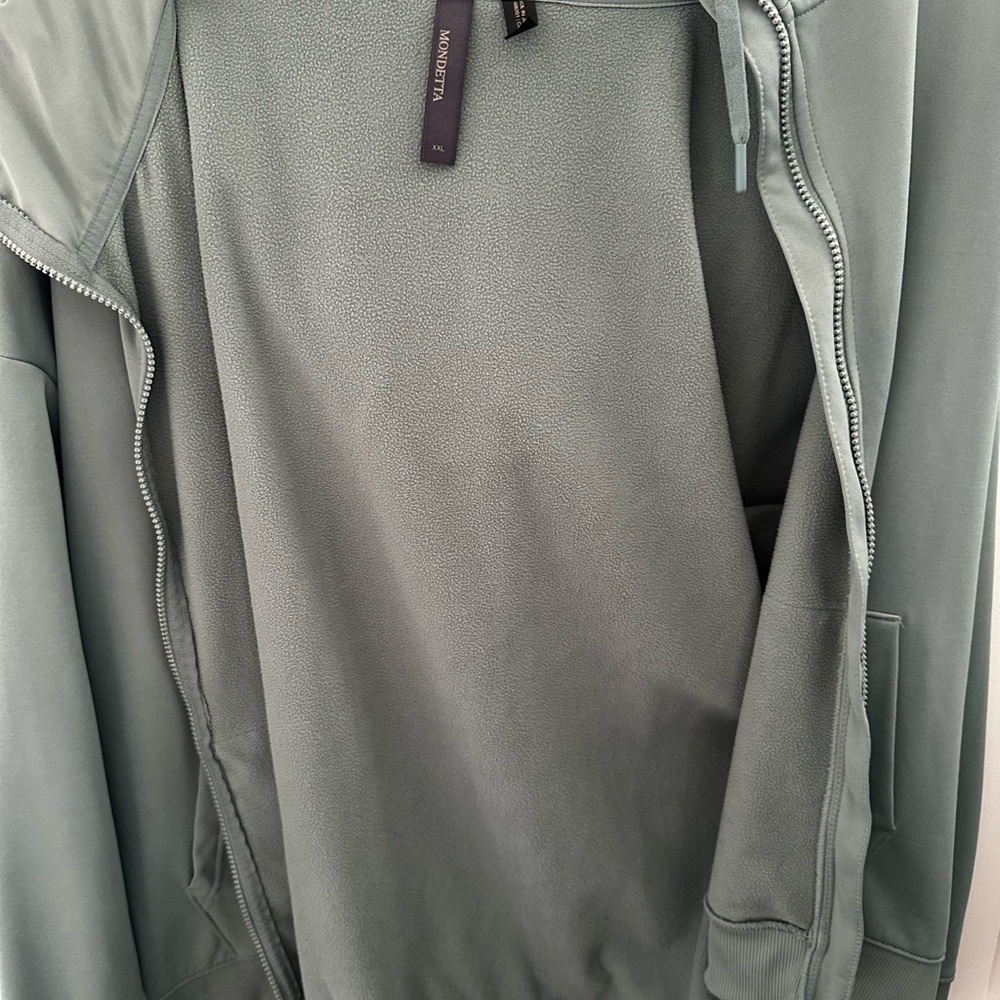 Mondetta Sage Green Fleece Pullover